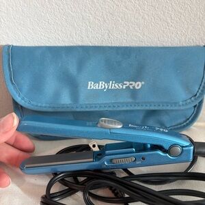 BaBylissPRO Blue Hair Straightener with Case